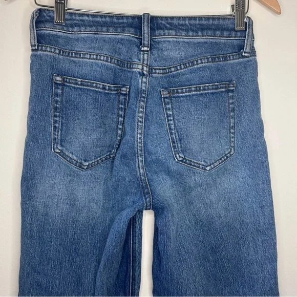 Quince Women's Wide-Leg Blue Jeans - Picture 4 of 5